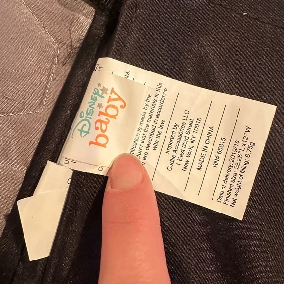 Disney Baby Love Mickey Mouse Black and Red Travel Diaper Mat With Storage - Picture 8 of 8